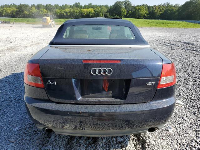 WAUAC48H96K005883 - 2006 AUDI A4 1.8 CABRIOLET BLUE photo 6