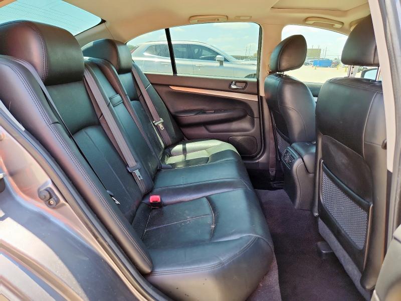 JN1CV6AP7CM629767 - 2012 INFINITI G37 BASE GRAY photo 10