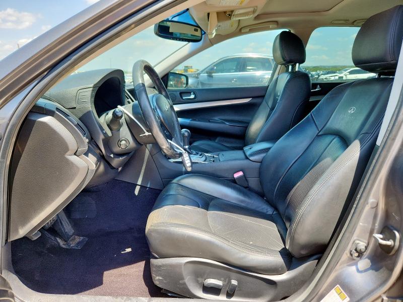 JN1CV6AP7CM629767 - 2012 INFINITI G37 BASE GRAY photo 7