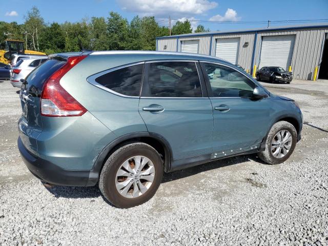 2HKRM4H77CH621196 - 2012 HONDA CR-V EXL GREEN photo 3