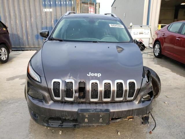 1C4PJMCS0HW637317 - 2017 JEEP CHEROKEE LATITUDE GRAY photo 5