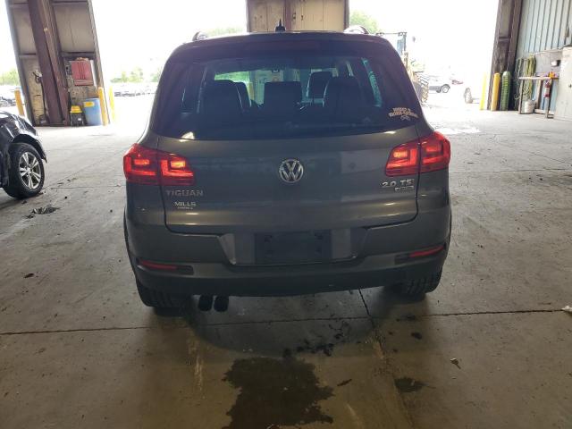 WVGBV3AX7DW604716 - 2013 VOLKSWAGEN TIGUAN S GRAY photo 6