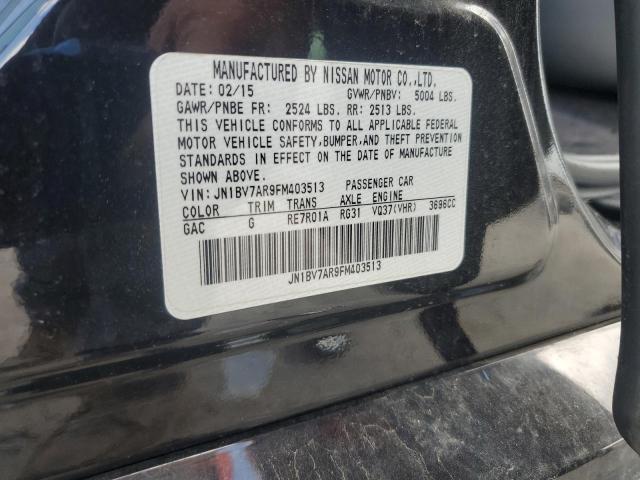 JN1BV7AR9FM403513 - 2015 INFINITI Q50 BASE BLACK photo 24