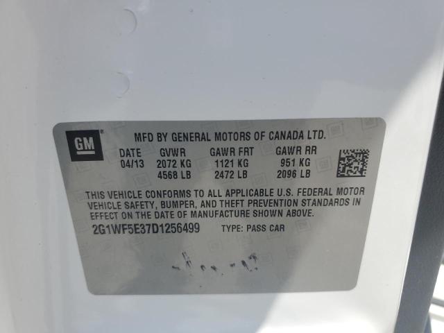 2G1WF5E37D1256499 - 2013 CHEVROLET IMPALA LS თეთრი ფოტო 12