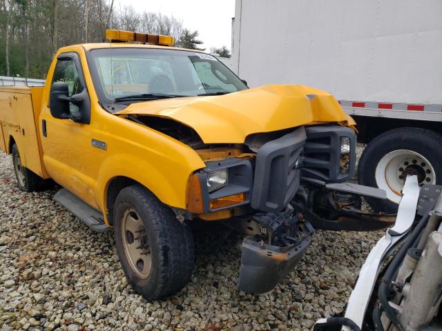 1FDWF30595EB77724 - 2005 FORD F350 SRW SUPER DUTY YELLOW photo 5