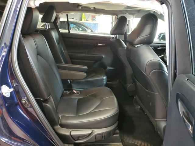 5TDHZRBH5MS106589 - 2021 TOYOTA HIGHLANDER XLE BLUE photo 11