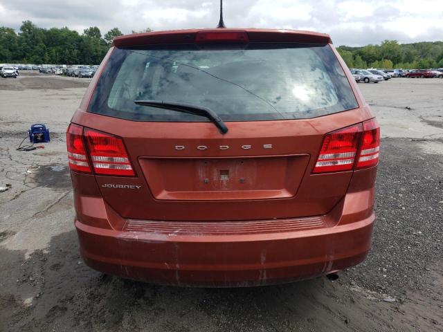 3C4PDCAB1DT509446 - 2013 DODGE JOURNEY SE ORANGE photo 6