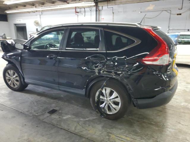2HKRM4H70DH689664 - 2013 HONDA CR-V EXL BLACK photo 2