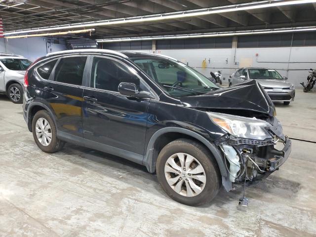 2HKRM4H70DH689664 - 2013 HONDA CR-V EXL BLACK photo 4