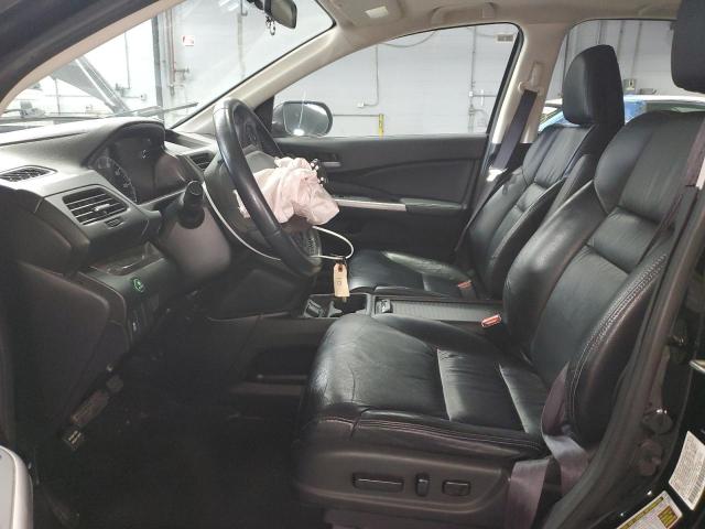 2HKRM4H70DH689664 - 2013 HONDA CR-V EXL BLACK photo 7
