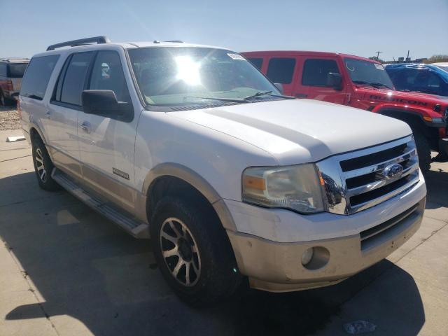 1FMFK17507LA24394 - 2007 FORD EXPEDITION EL EDDIE BAUER WHITE photo 4