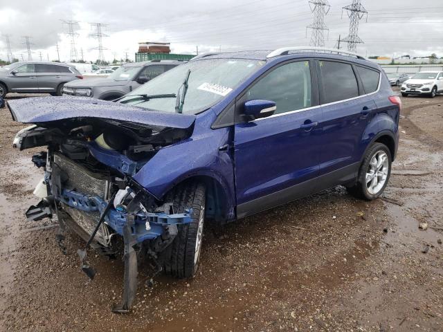 1FMCU9J98GUA83713 - 2016 FORD ESCAPE TITANIUM BLUE photo 1