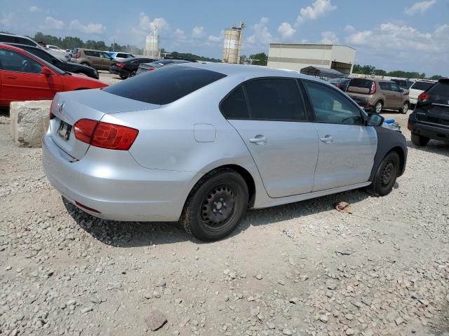 3VW2K7AJ7EM288412 - 2014 VOLKSWAGEN JETTA BASE SILVER photo 3