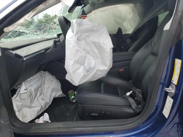 5YJ3E1EC3LF602291 - 2020 TESLA MODEL 3 BLUE photo 7