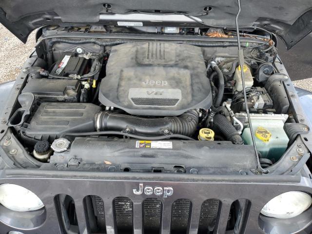 1C4BJWEG3EL230202 - 2014 JEEP WRANGLER U SAHARA 石墨色 照片 11