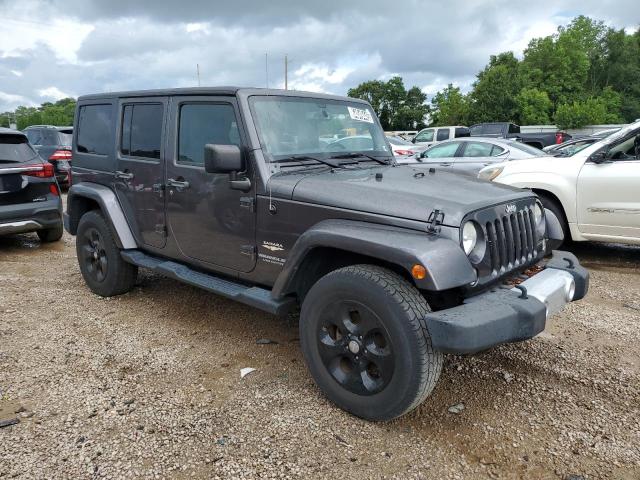 1C4BJWEG3EL230202 - 2014 JEEP WRANGLER U SAHARA 石墨色 照片 4