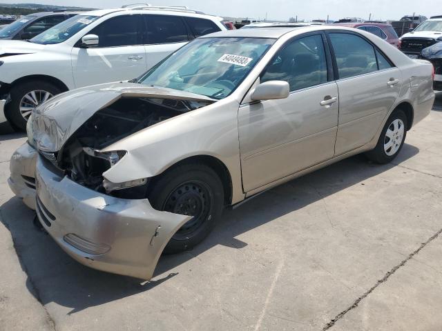 4T1BE32K03U211492 - 2003 TOYOTA CAMRY LE GOLD photo 1