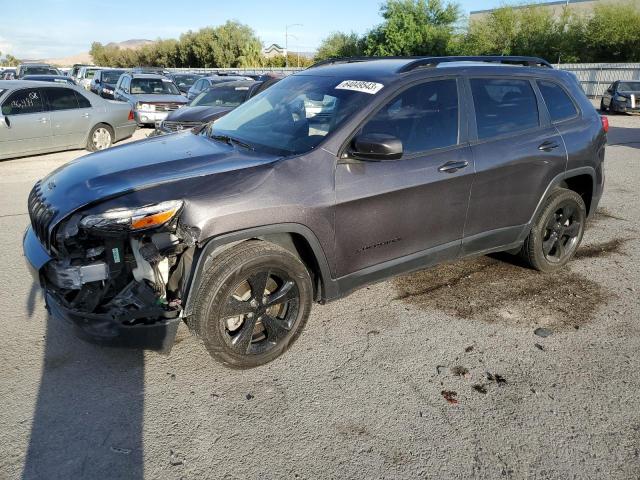 1C4PJLCB2JD558534 - 2018 JEEP CHEROKEE LATITUDE GRAY photo 1