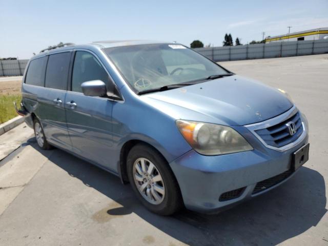 5FNRL38789B007973 - 2009 HONDA ODYSSEY EXL BLUE photo 4