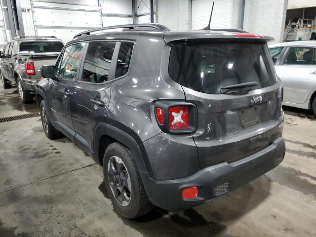 ZACCJABH1JPH89161 - 2018 JEEP RENEGADE LATITUDE GRAY photo 3