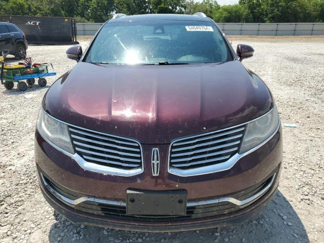 2LMPJ6LR4JBL23217 - 2018 LINCOLN MKX RESERVE MAROON photo 5