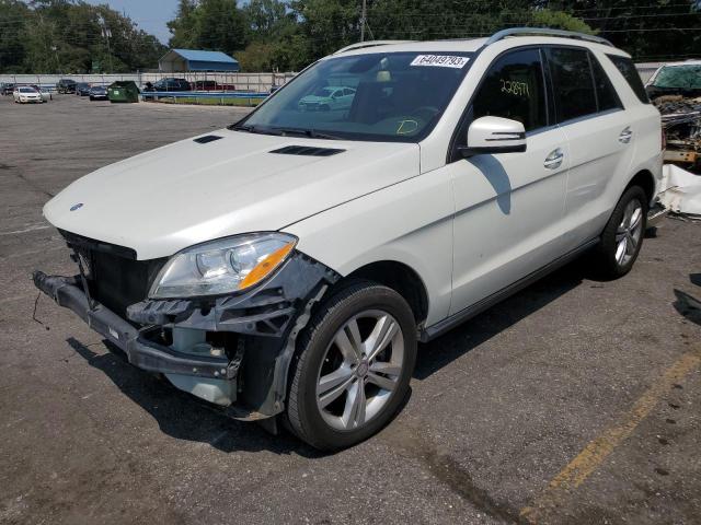 4JGDA5HB0DA152213 - 2013 MERCEDES-BENZ ML 350 4MATIC WHITE photo 1