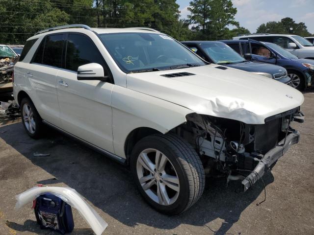 4JGDA5HB0DA152213 - 2013 MERCEDES-BENZ ML 350 4MATIC WHITE photo 4