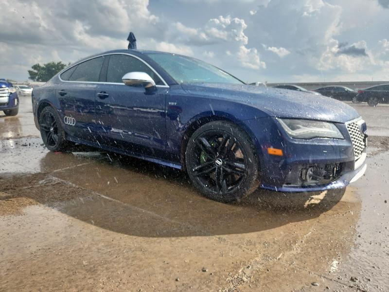 WAU32BFC2DN120361 - 2013 AUDI S7 PRESTIGE BLUE photo 4