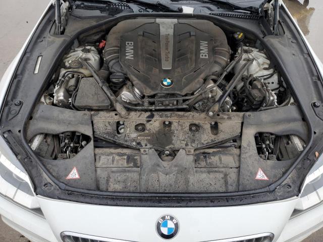 WBA6B2C52FD129959 - 2015 BMW 650 I GRAN COUPE WHITE photo 11