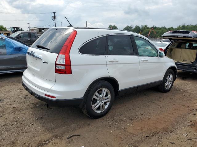 5J6RE4H73AL062357 - 2010 HONDA CR-V EXL WHITE photo 3