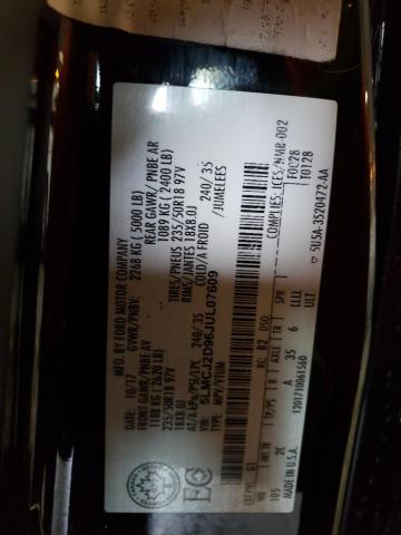 5LMCJ2D96JUL07609 - 2018 LINCOLN MKC SELECT Schwarz Foto 13