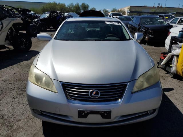 JTHBJ46G572094732 - 2007 LEXUS ES 350 SILVER photo 5