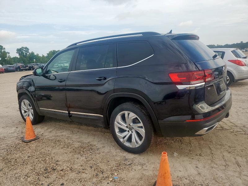 1V2WR2CA3MC519899 - 2021 VOLKSWAGEN ATLAS SE Чорний фото 2