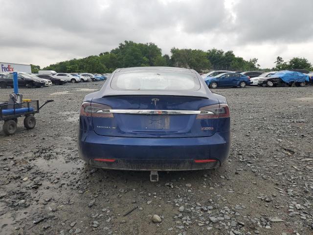 5YJSA1E42GF170850 - 2016 TESLA MODEL S Bleu photo 6