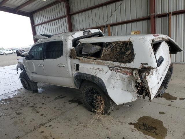 3TMCZ5AN9KM229061 - 2019 TOYOTA TACOMA DOUBLE CAB Biały zdjęcie 2