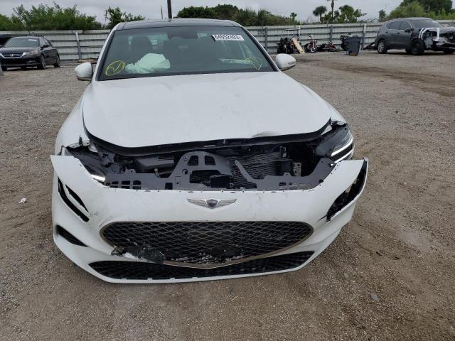 KMTG34TA0PU126204 - 2023 GENESIS G70 BASE WHITE photo 5