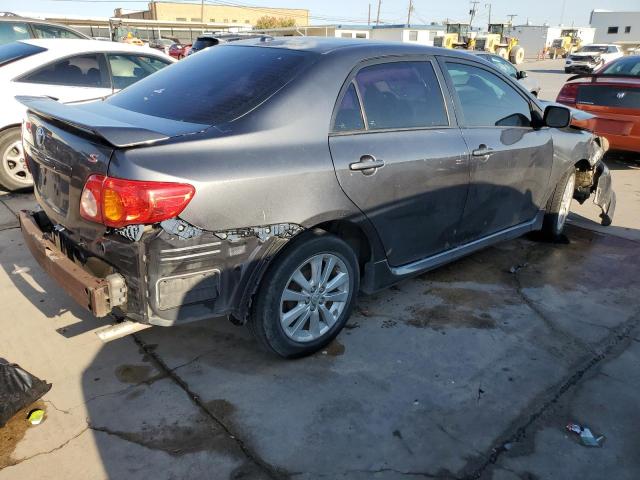 1NXBU4EE1AZ275228 - 2010 TOYOTA COROLLA BASE GRAY photo 3