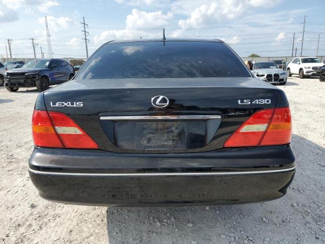 JTHBN30FX20088928 - 2002 LEXUS LS 430 BLACK photo 6