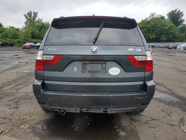 WBXPC93448WJ18508 - 2008 BMW X3 3.0SI GRAY photo 6