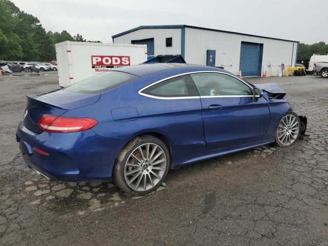 WDDWJ4JBXHF410589 - 2017 MERCEDES-BENZ C 300 BLUE photo 3