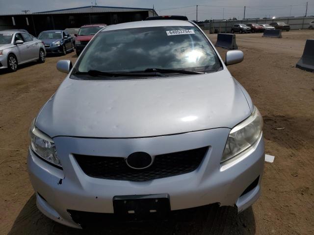 JTDBL40E799040572 - 2009 TOYOTA COROLLA BASE SILVER photo 5