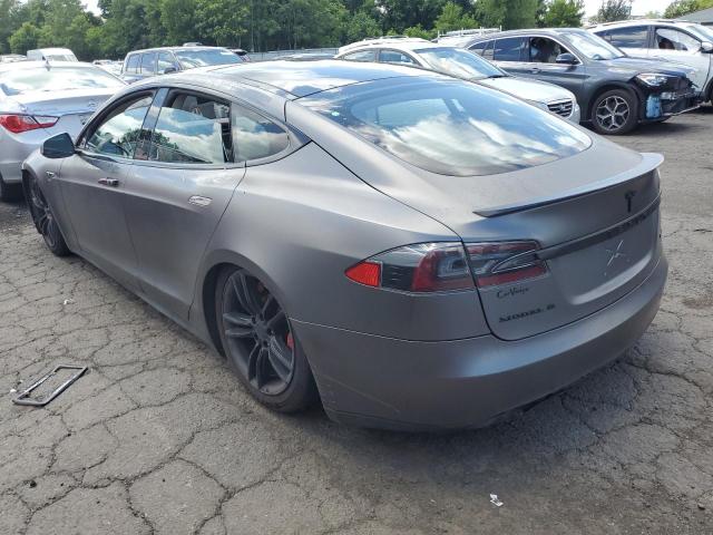 5YJSA1DP4CFP03075 - 2012 TESLA MODEL S رمادي صورة 2