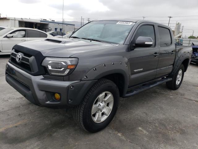 3TMJU4GN8EM158866 - 2014 TOYOTA TACOMA DOUBLE CAB PRERUNNER GRAY photo 1