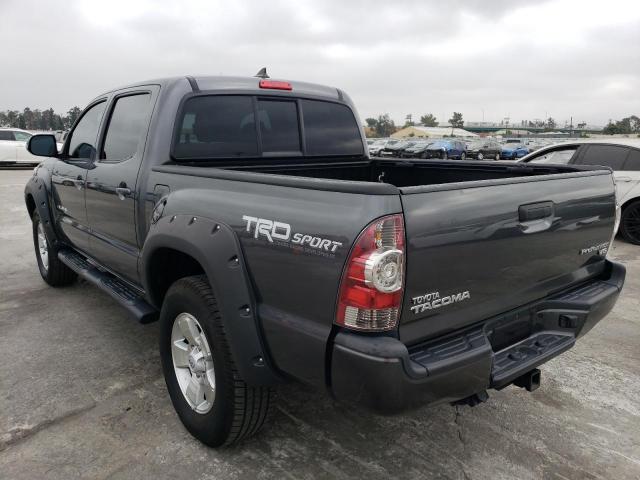 3TMJU4GN8EM158866 - 2014 TOYOTA TACOMA DOUBLE CAB PRERUNNER GRAY photo 2