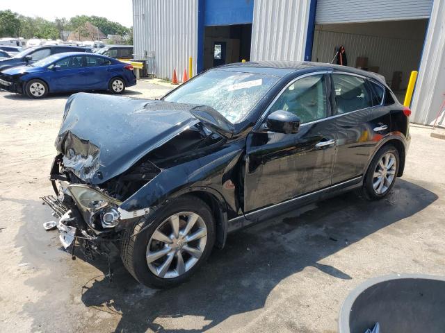 JNKAJ09F68M353788 - 2008 INFINITI EX35 BASE BLACK photo 1