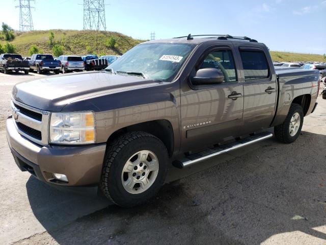 2GCEK13M471635371 - 2007 CHEVROLET SILVERADO K1500 CREW CAB GRAY photo 1