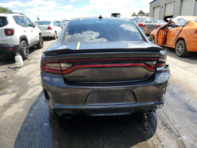 2C3CDXGJ6NH159475 - 2022 DODGE CHARGER SCAT PACK GRAY photo 6