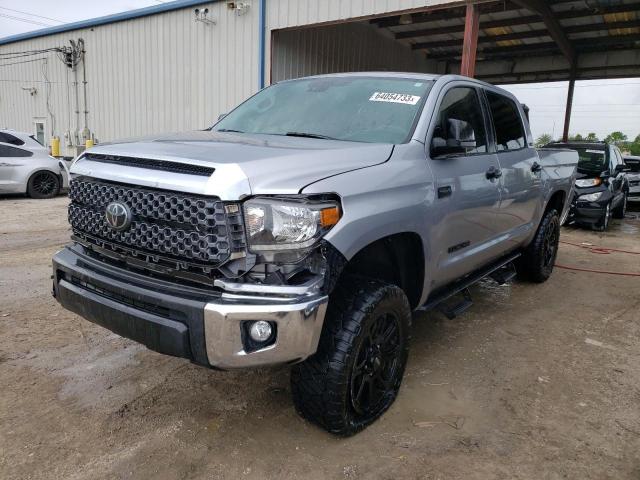 5TFEY5F17LX256384 - 2020 TOYOTA TUNDRA CREWMAX SR5 GRAY photo 1