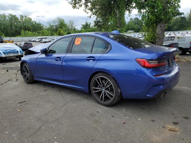 3MW5R7J05M8C00335 - 2021 BMW 3 SERIES BLUE photo 2