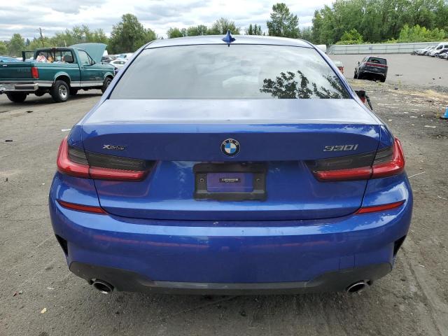 3MW5R7J05M8C00335 - 2021 BMW 3 SERIES BLUE photo 6
